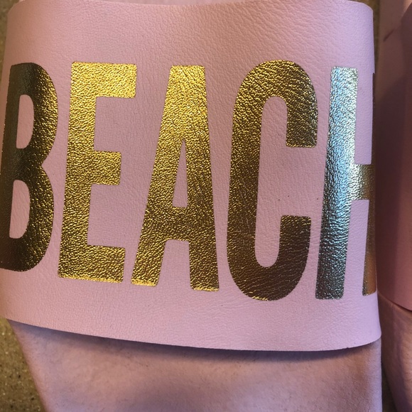 The White Brand BEACH PLEASE Flip Flop Slides 39 - Picture 2 of 7